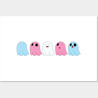 Trans Pride Ghosts Posters and Art